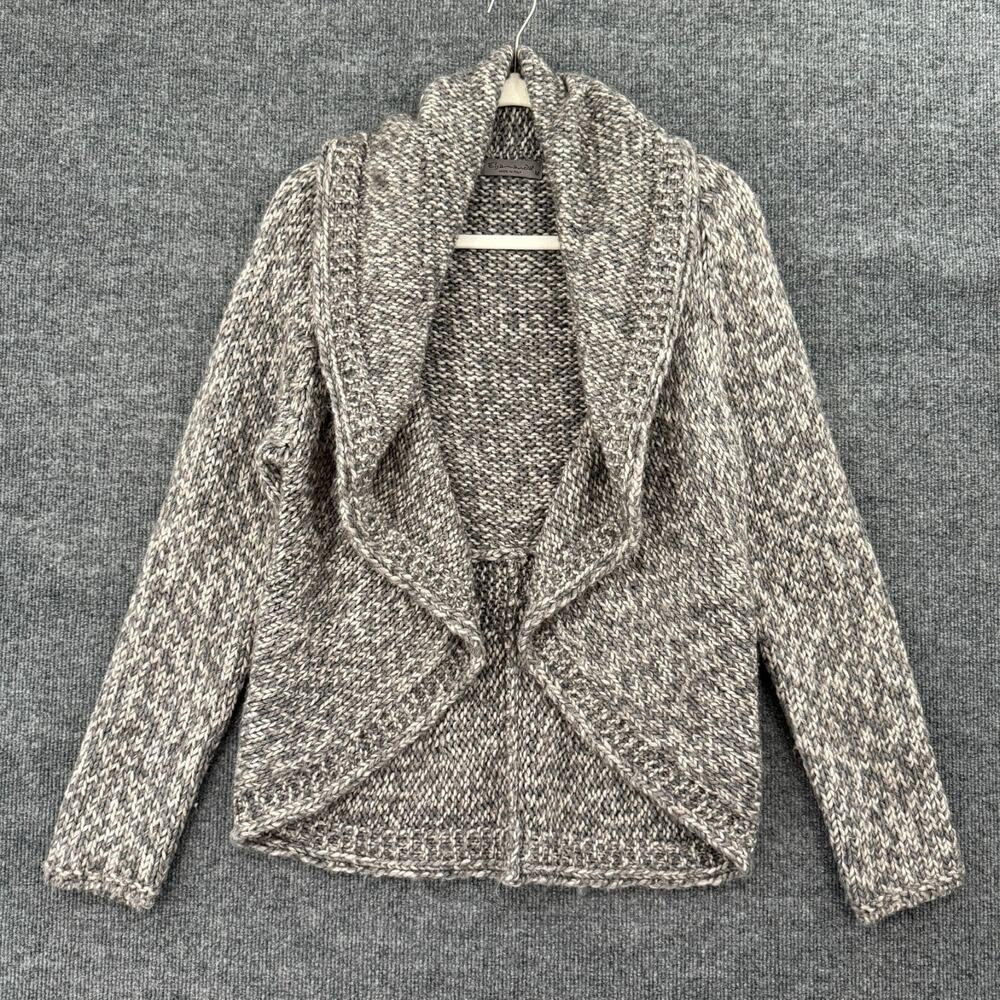 Elsamanda Anthropologie Womens Cardigan Sweater Sz M Alpaca Wool Shawl Cozy Soft